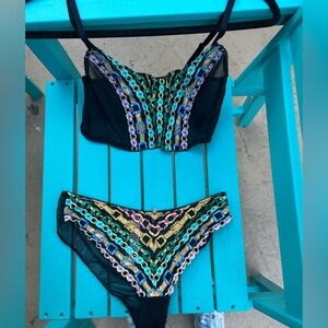 Savage X Fenty bra and panty set Size Medium